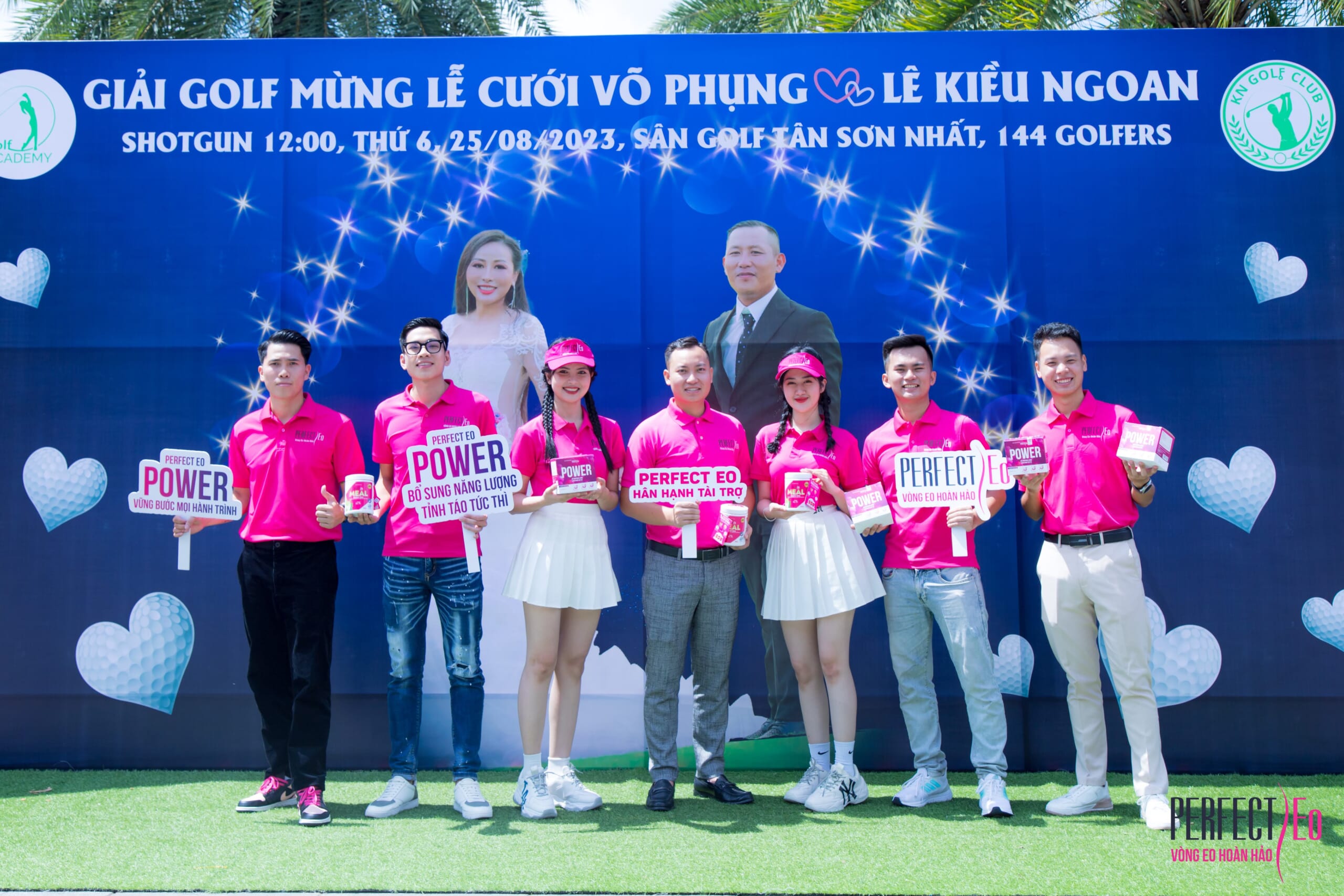 NTT Kim Cương – Perfect Eo Đồng Hành Cùng Giải Golf Mừng Lễ Cưới Võ Phụng & Kiều Ngoan – KN Golf Club